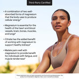 THORNE Magnesium Citramate – certification tiers, produit testé et sûr