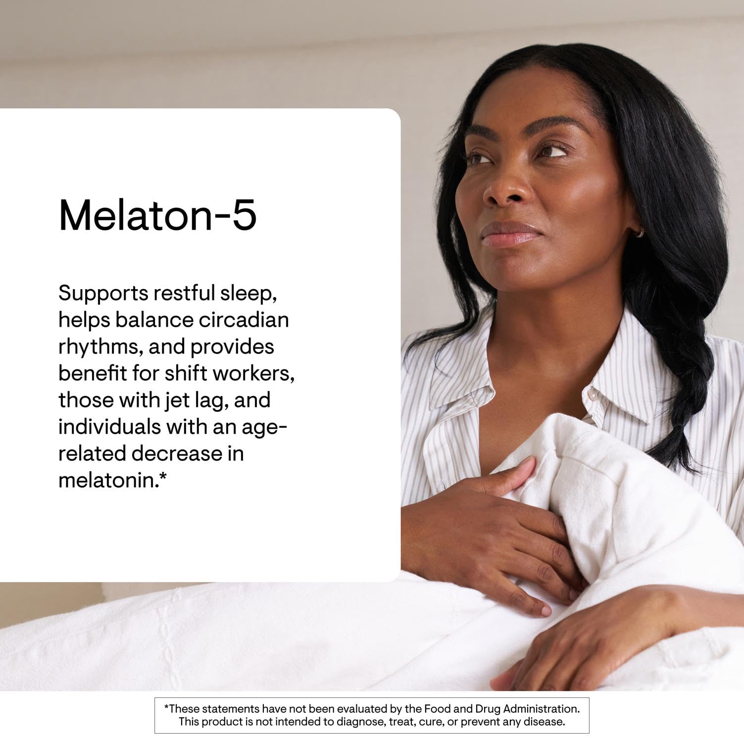 THORNE Melaton-5 étiquette: informations claires pour une utilisation en toute sécurité.