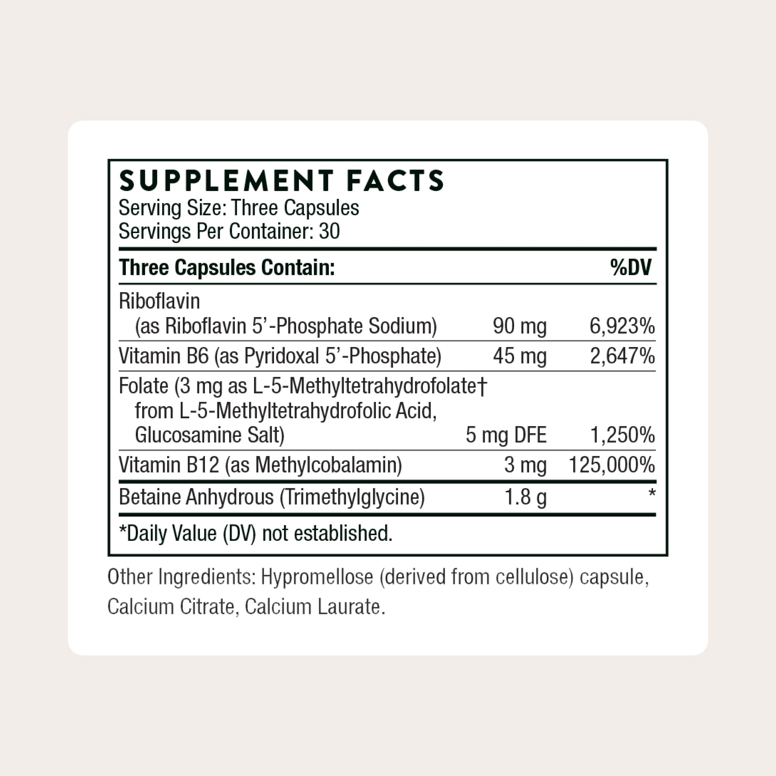 THORNE Methyl-Guard Plus avec comprimés faciles à avaler pour votre routine.