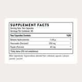 THORNE Multi Enzyme – capsules faciles à prendre dans une prise quotidienne.