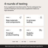 THORNE Multi-Vitamin Elite — certifications tiers rassurantes sur la qualité.