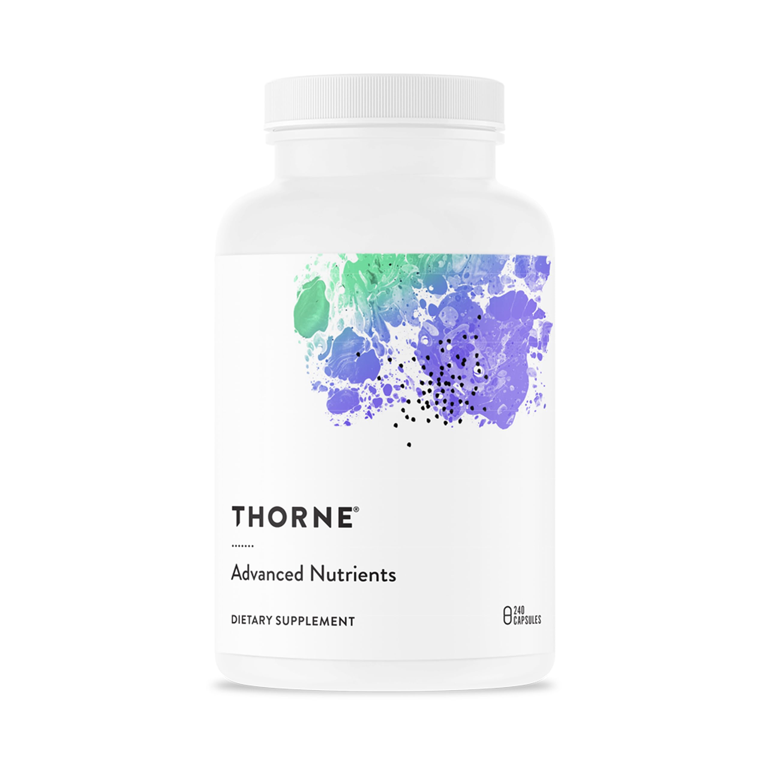 Bouteille Thorne Multivitamines prête pour votre routine santé quotidienne.