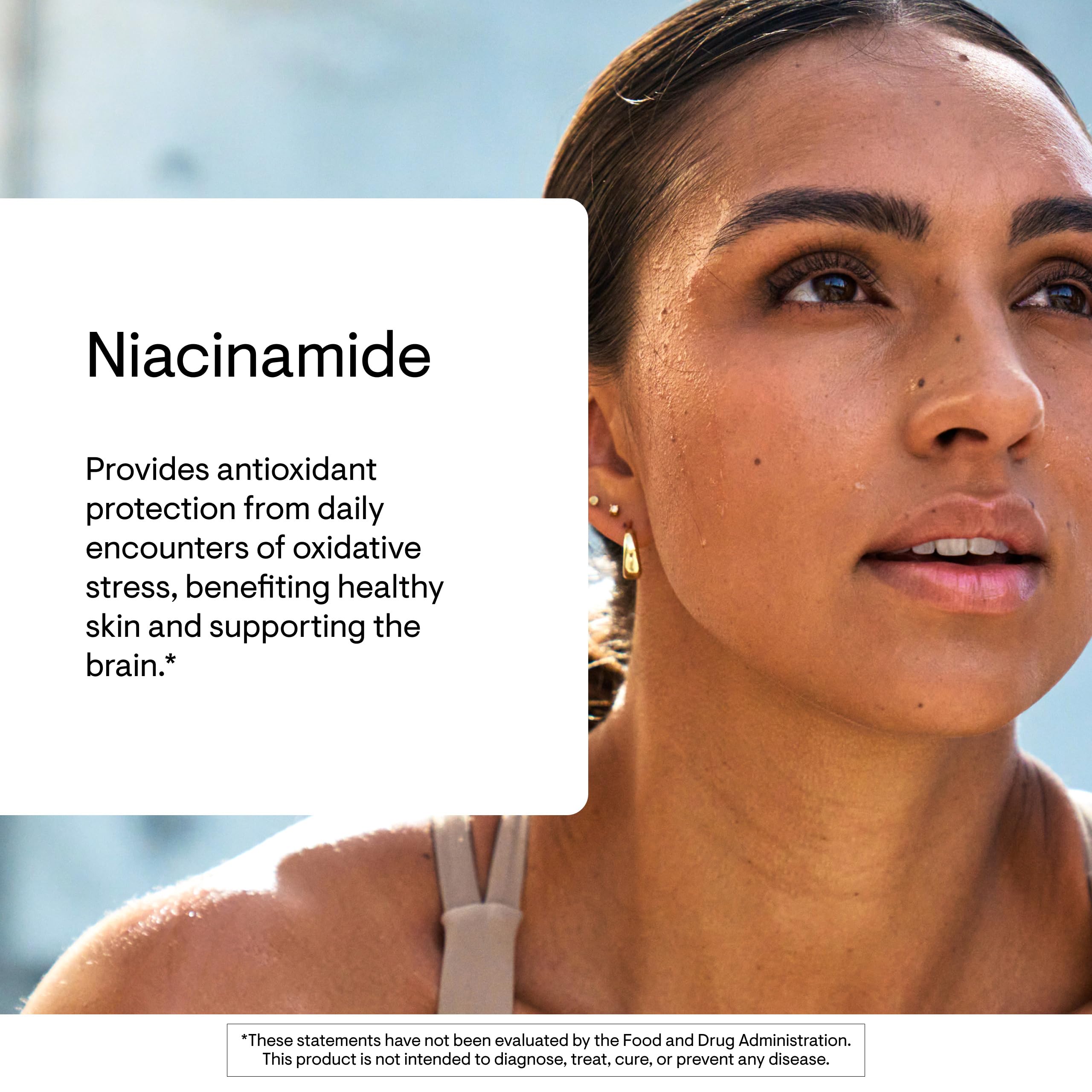 THORNE Niacinamide 500 mg — étui pratique pour une utilisation quotidienne.