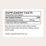 THORNE Phosphatidylserine isolate – capsules prêtes à l'emploi favorisant la clarté mentale.