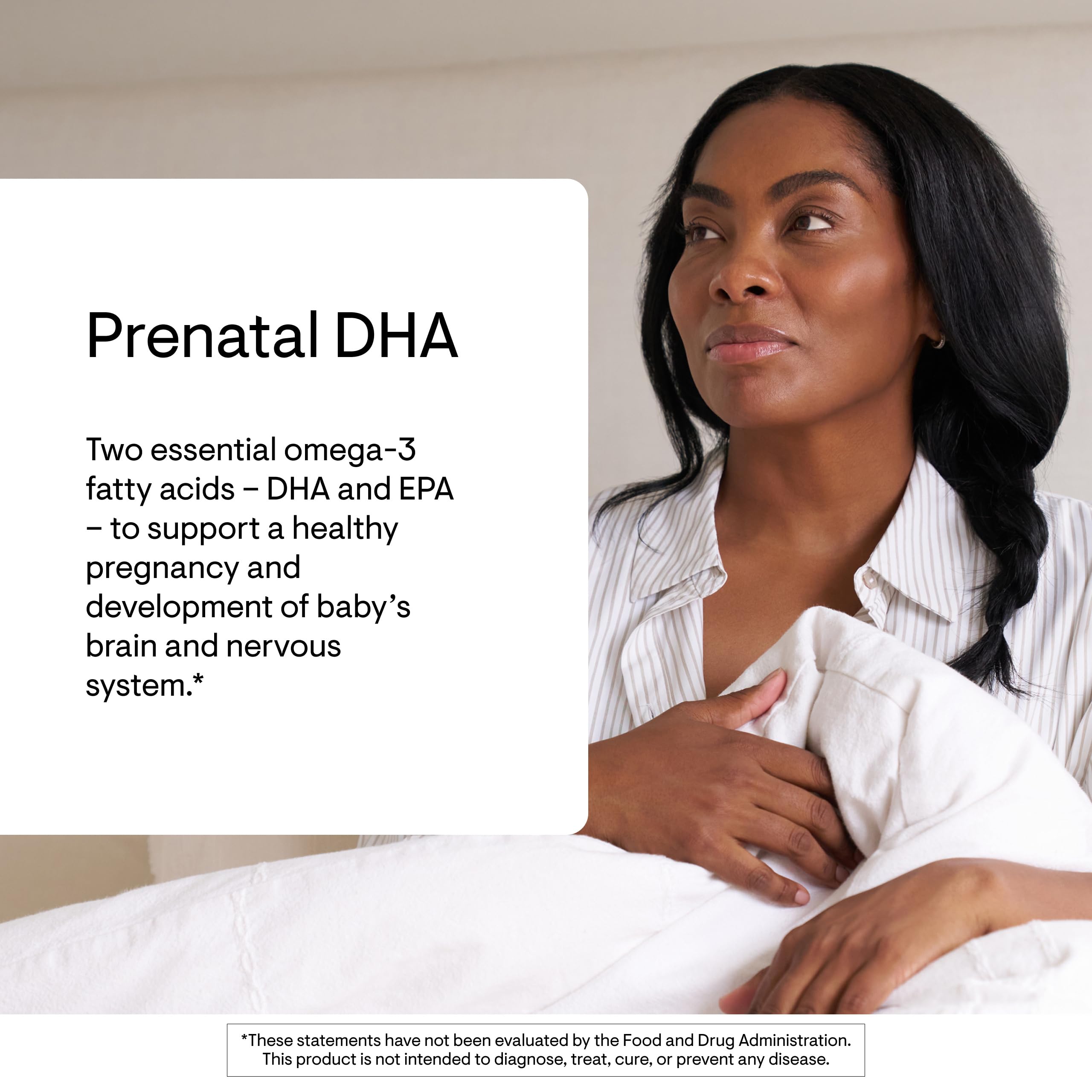 THORNE Prenatal DHA – arôme menthe et romarin pour le confort