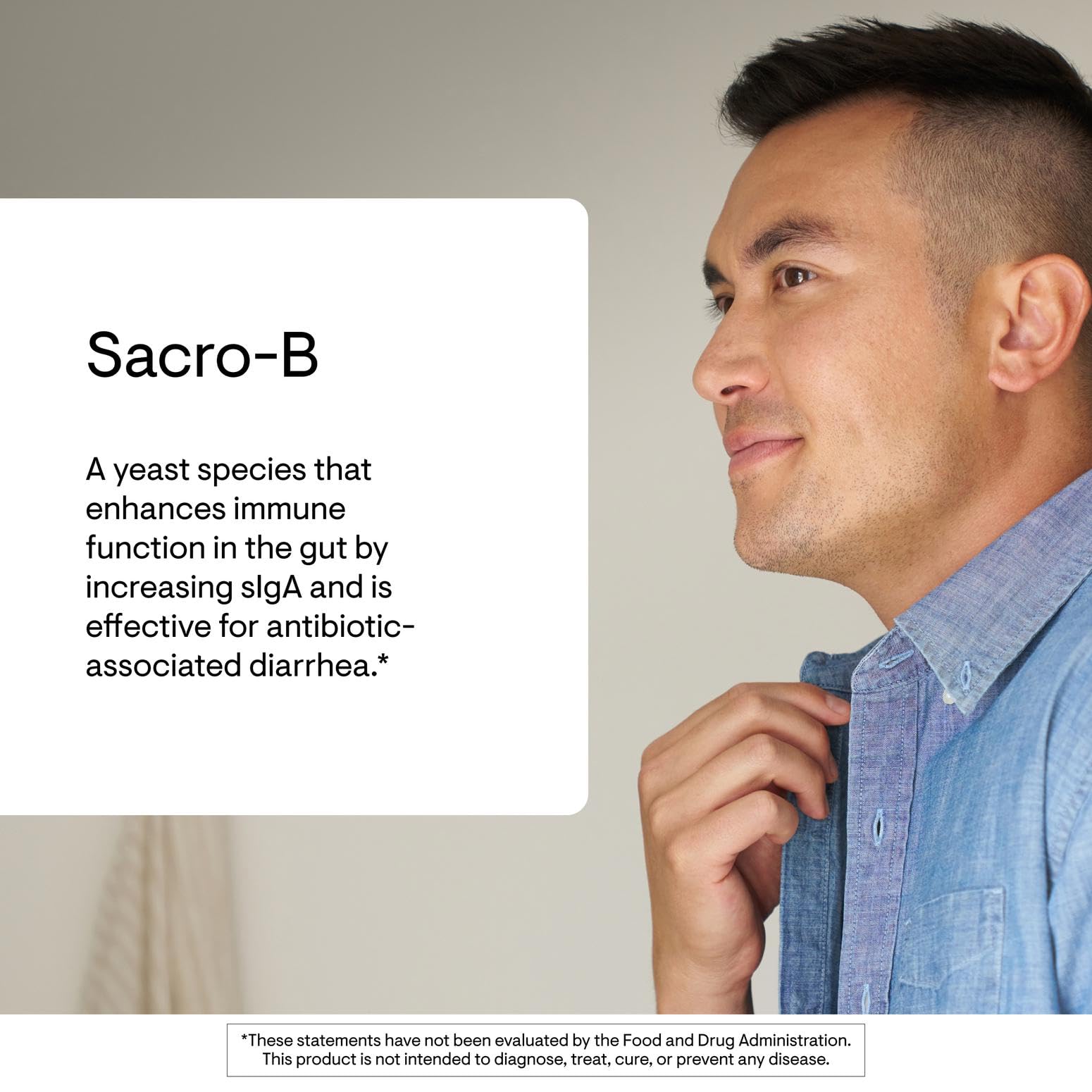 Thorne Sacro-B Probiotic — capsules faciles à prendre pour la digestion quotidienne.