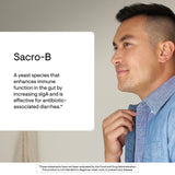 Thorne Sacro-B Probiotic — capsules faciles à prendre pour la digestion quotidienne.