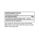 Thorne Sacro-B Probiotic — étiquette sans gluten et sécurité vérifiée.