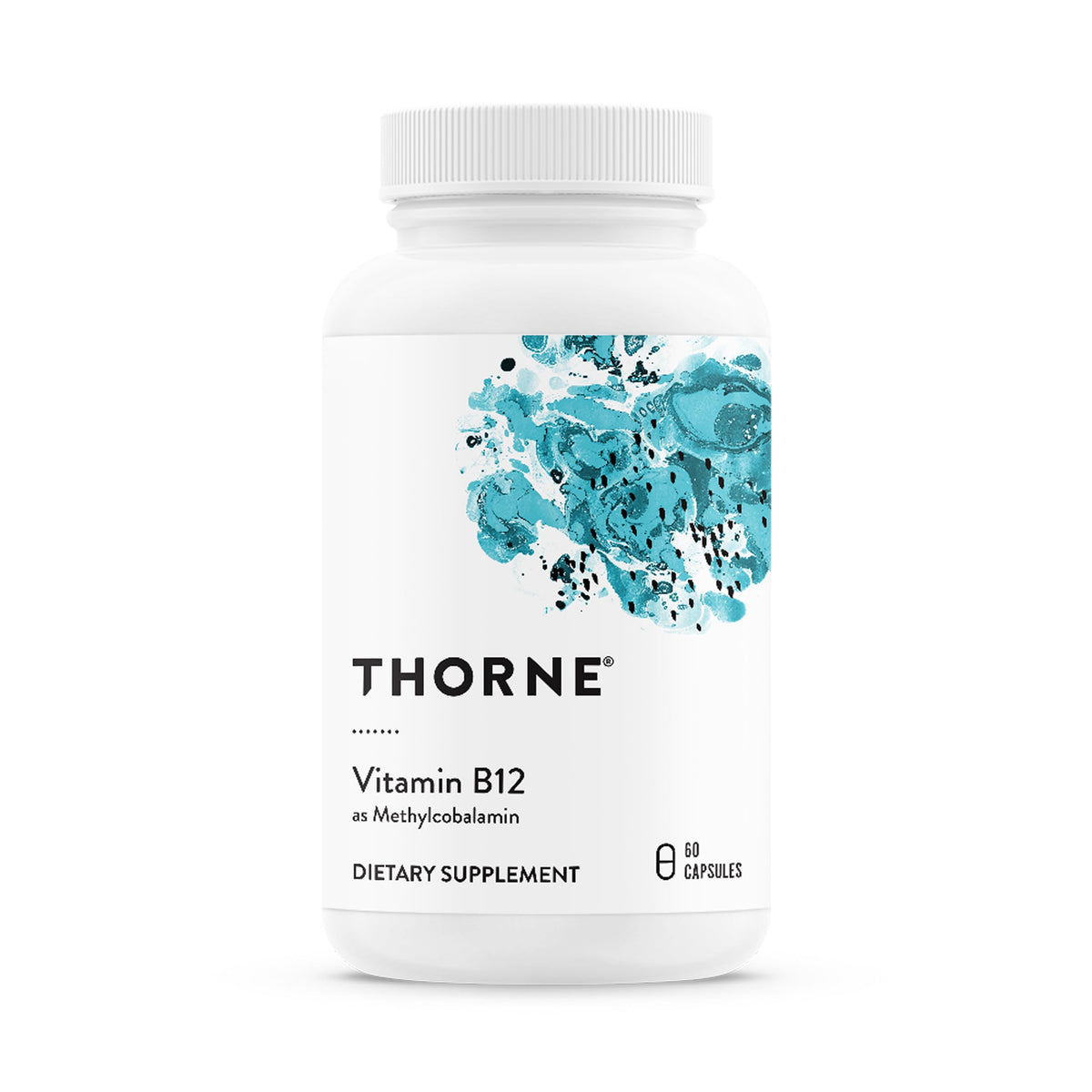 Capsule Thorne B12 méthylcobalamine, énergie et soutien nerveux.
