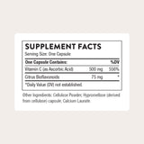 THORNE Vitamine C 500 mg – Capsules faciles à prendre pour le quotidien.
