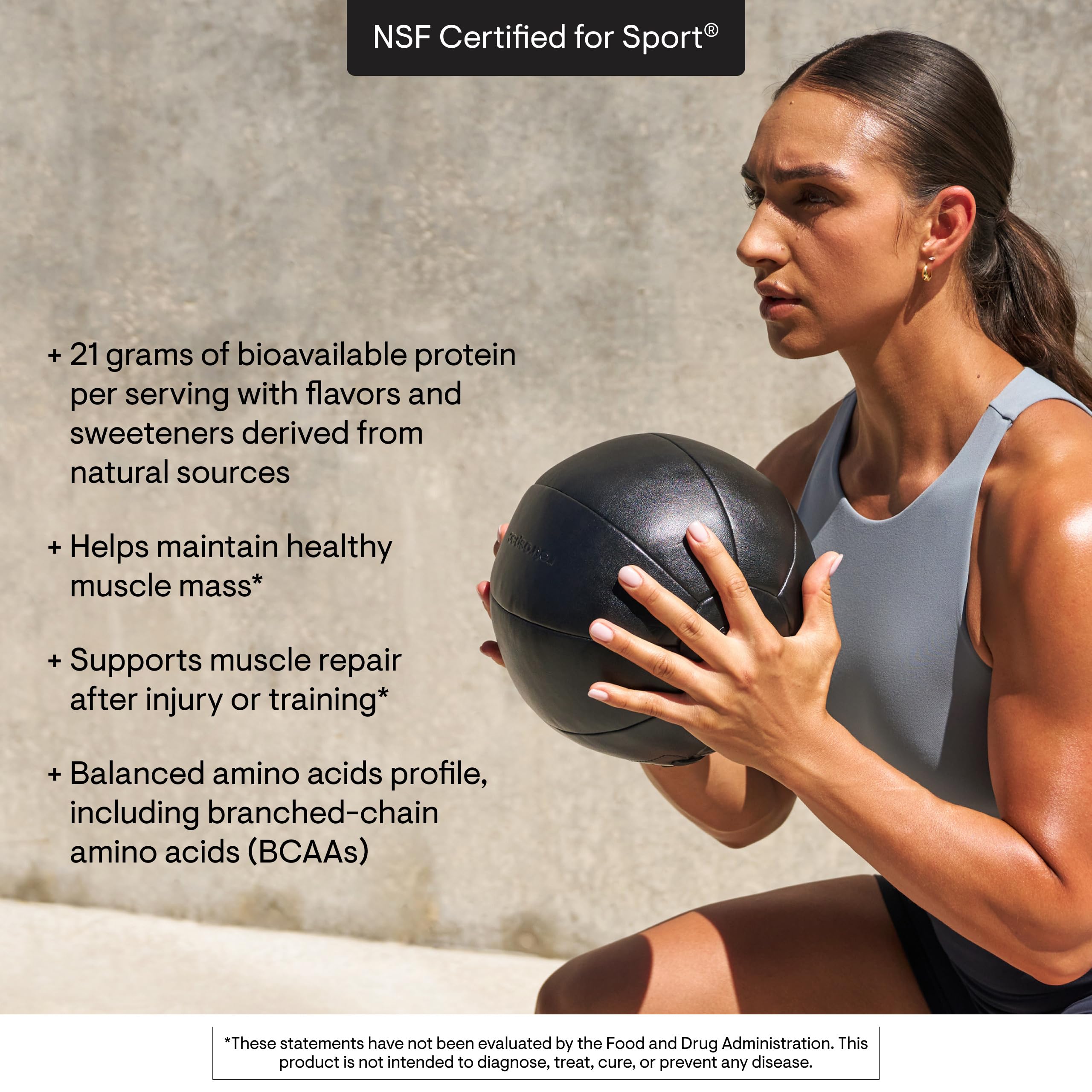 THORNE Whey Protein Isolate poudre blanche et scoop préparation facile