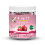 Three Lollies Queasy Drops – boîte sans sucre prête à emporter pour déplacement.