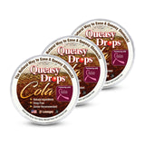 Three Lollies Queasy Drops Bouteille Cola, apaise les nausées lors des déplacements.