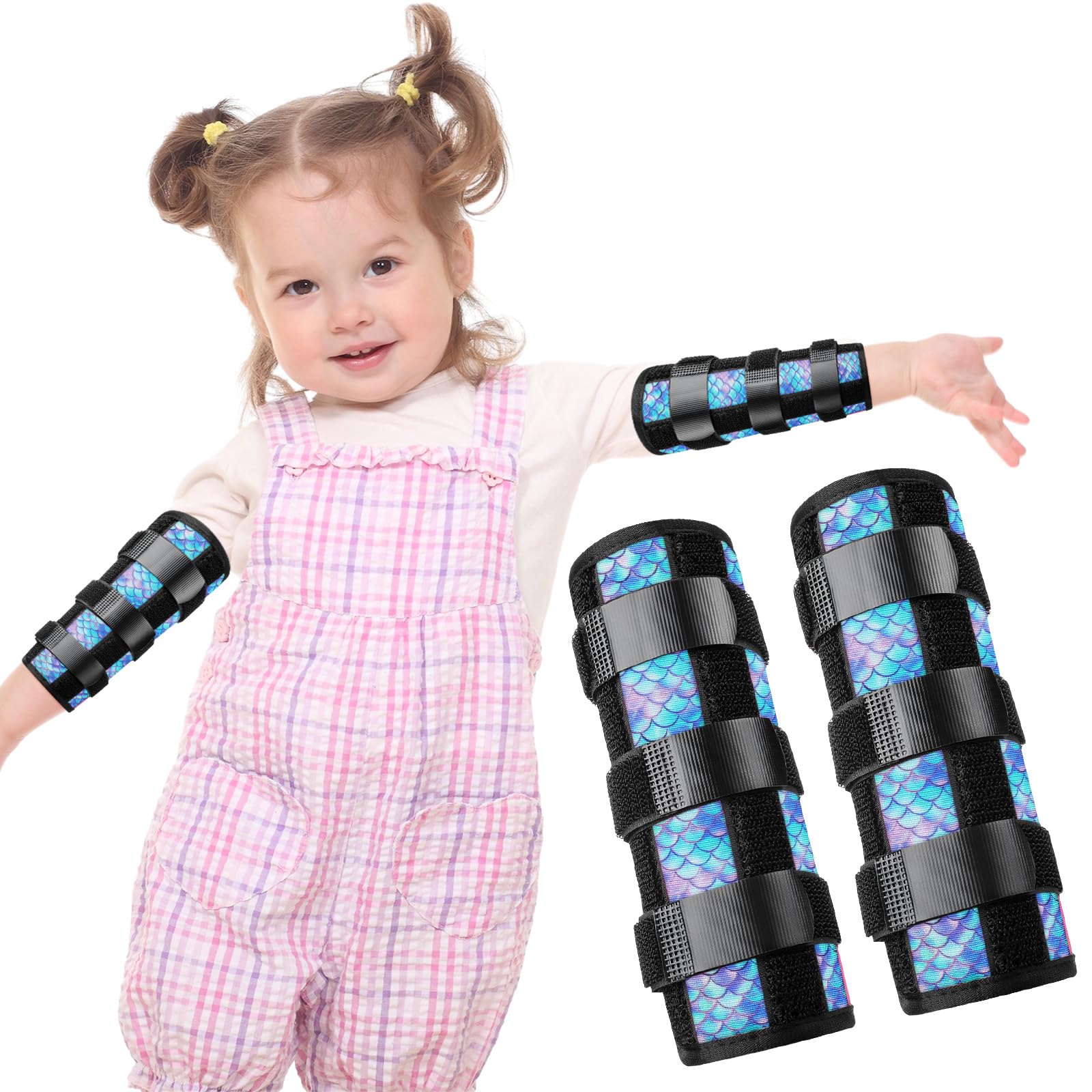 Threlaco garde-pouce Mermaid ensemble, pack de deux pour une utilisation quotidienne.