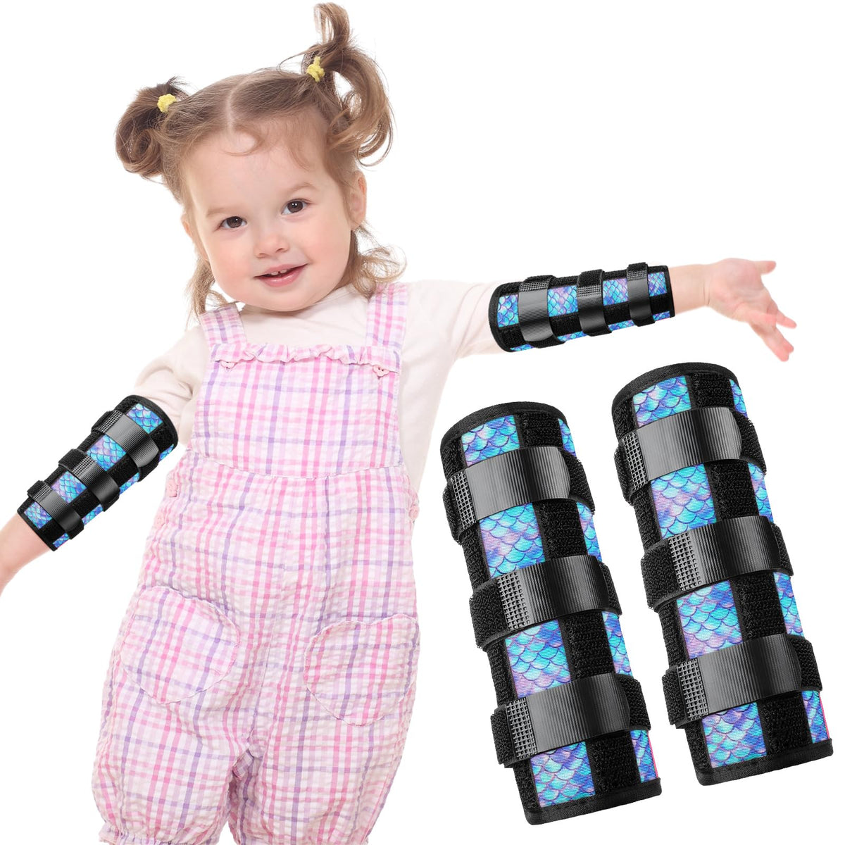 Threlaco garde-pouce Mermaid ensemble, pack de deux pour une utilisation quotidienne.
