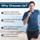 ThrivyThystle : Composition herbacée fermentée favorisant l'absorption des nutriments.