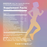 ThryvWell Jointly — Étiquette claire facilitant le suivi du dosage quotidien
