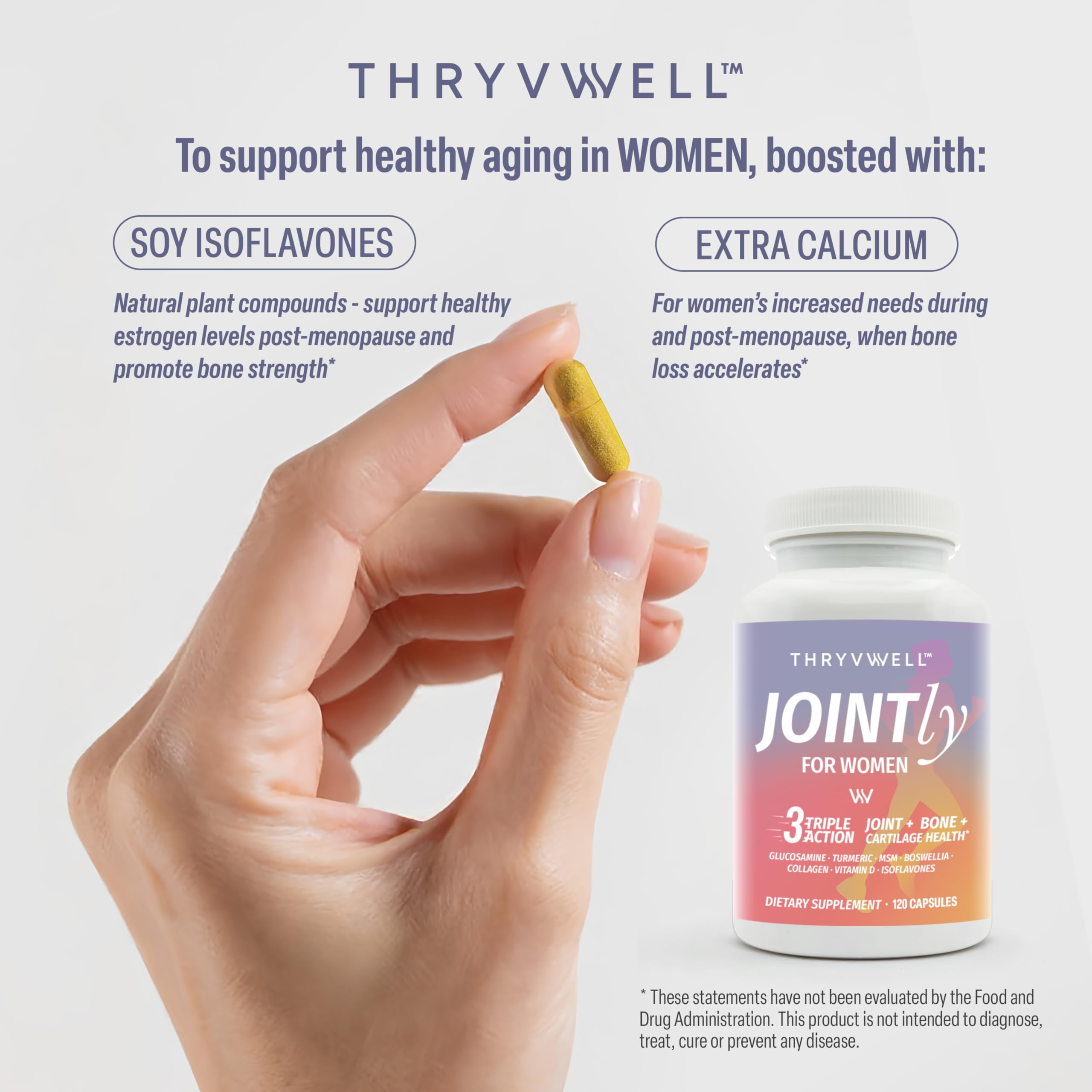 ThryvWell Jointly — Comprimés faciles à avaler pour une utilisation régulière