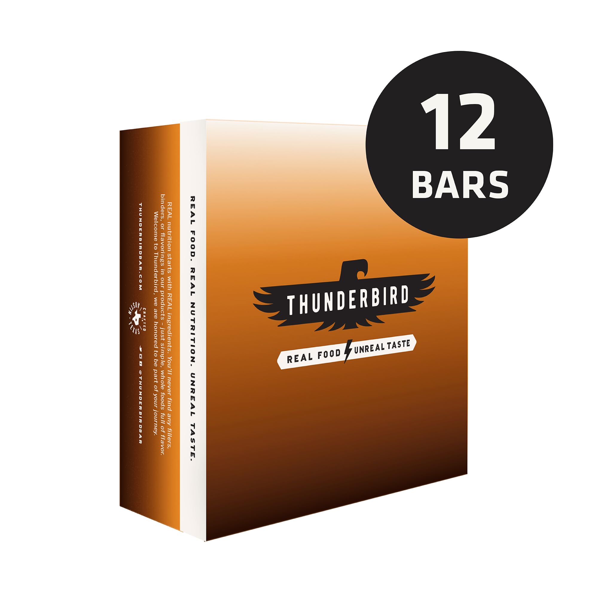 Barre Thunderbird sans gluten, parfaite pour une collation rapide et légère.