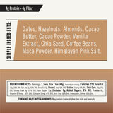 Barre Thunderbird Bars ouverte, texture riche et arôme noisette café maca.