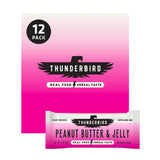 L'étiquette nutrition Thunderbird Real Food précise protéines et fibres.