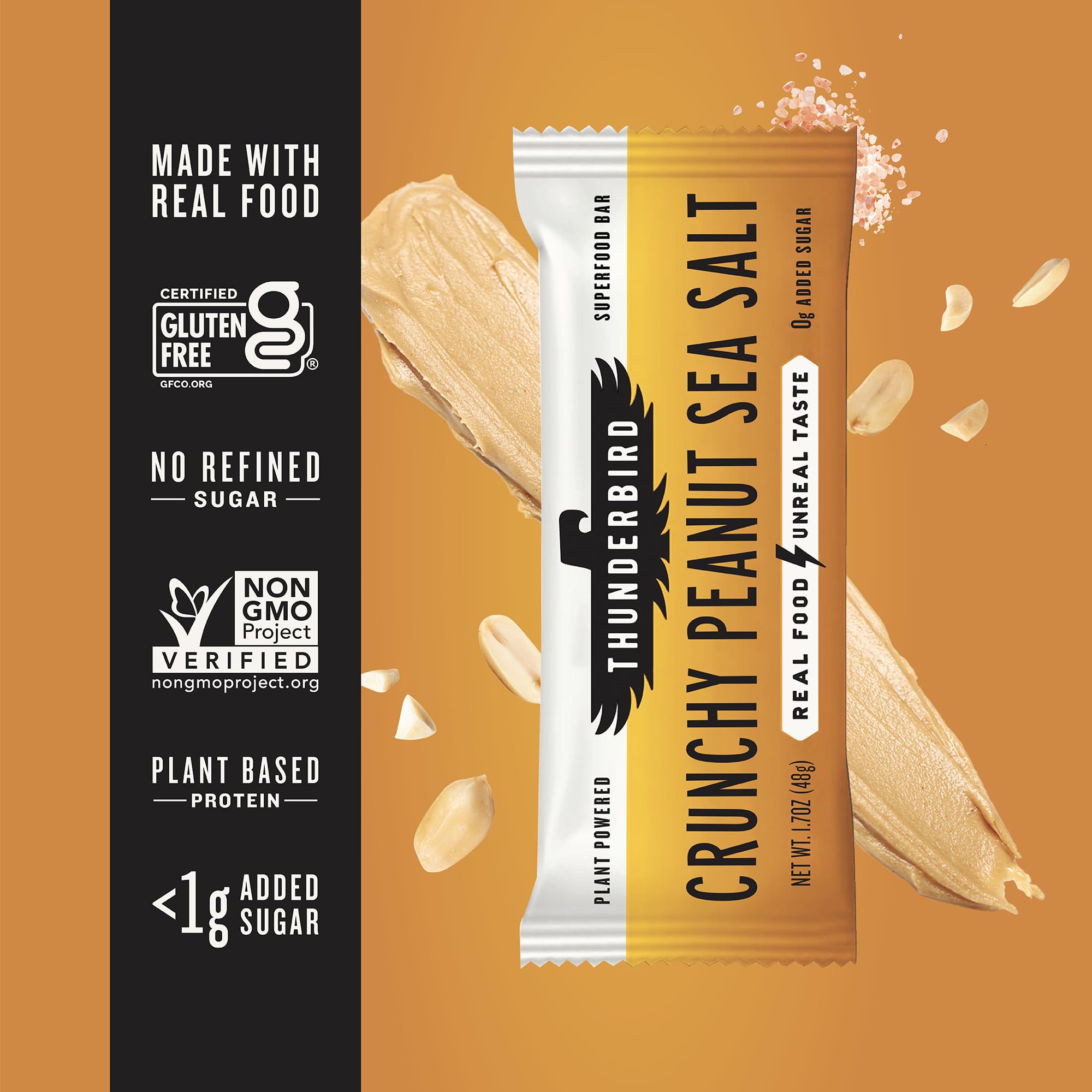 Snack Thunderbird Bars idéal lors d'une marche ou d'une séance légère.