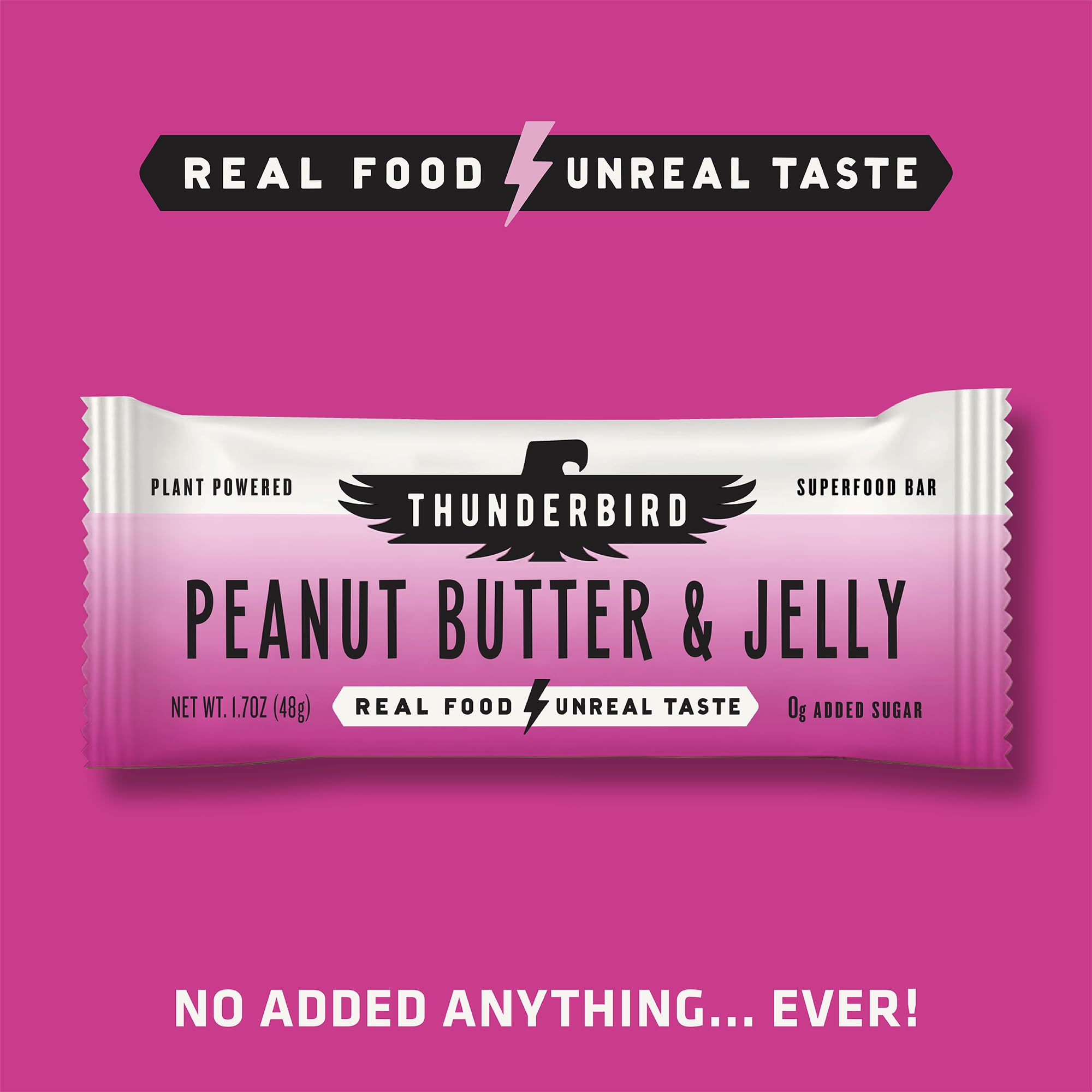 Les Thunderbird Real Food Bars sont idéales avant l'entraînement pour une énergie rapide.