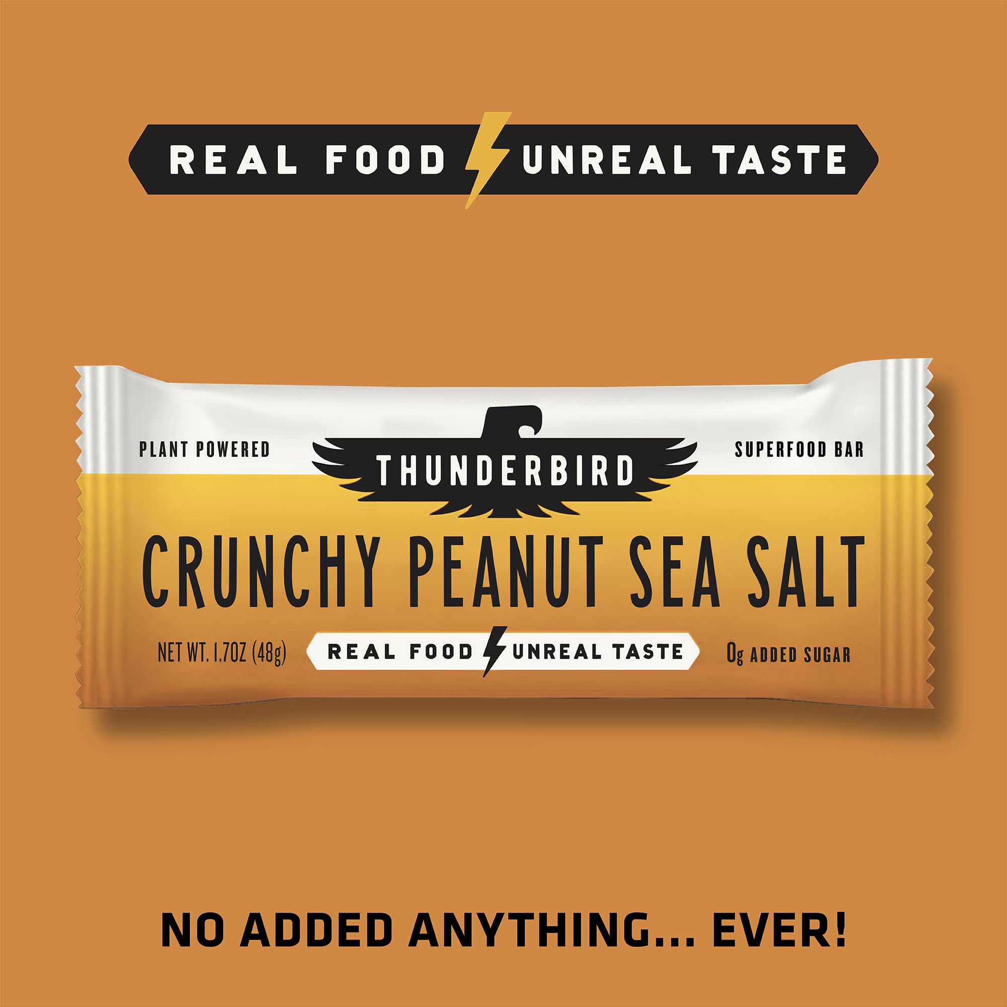 Version vegan et sans ogm de Thunderbird Bars, respectueuse des choix alimentaires.