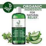 Thyme Out: combat acné pores, aide à clarifier le teint.