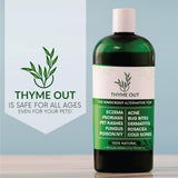 Thyme Out: composition naturelle, formule sans produits irritants.