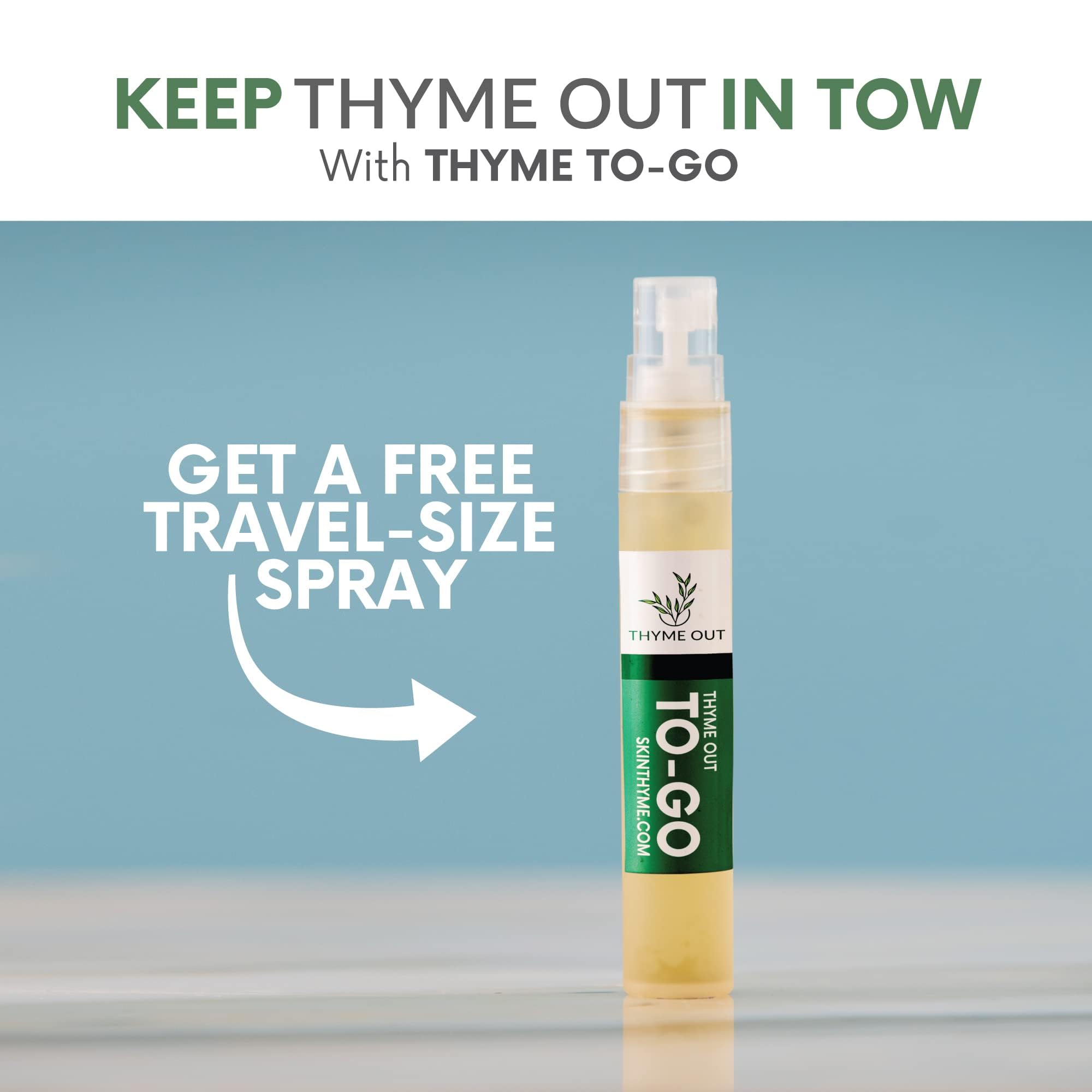Thyme Out: psoriasis soin peau, peut apaiser les irritations.