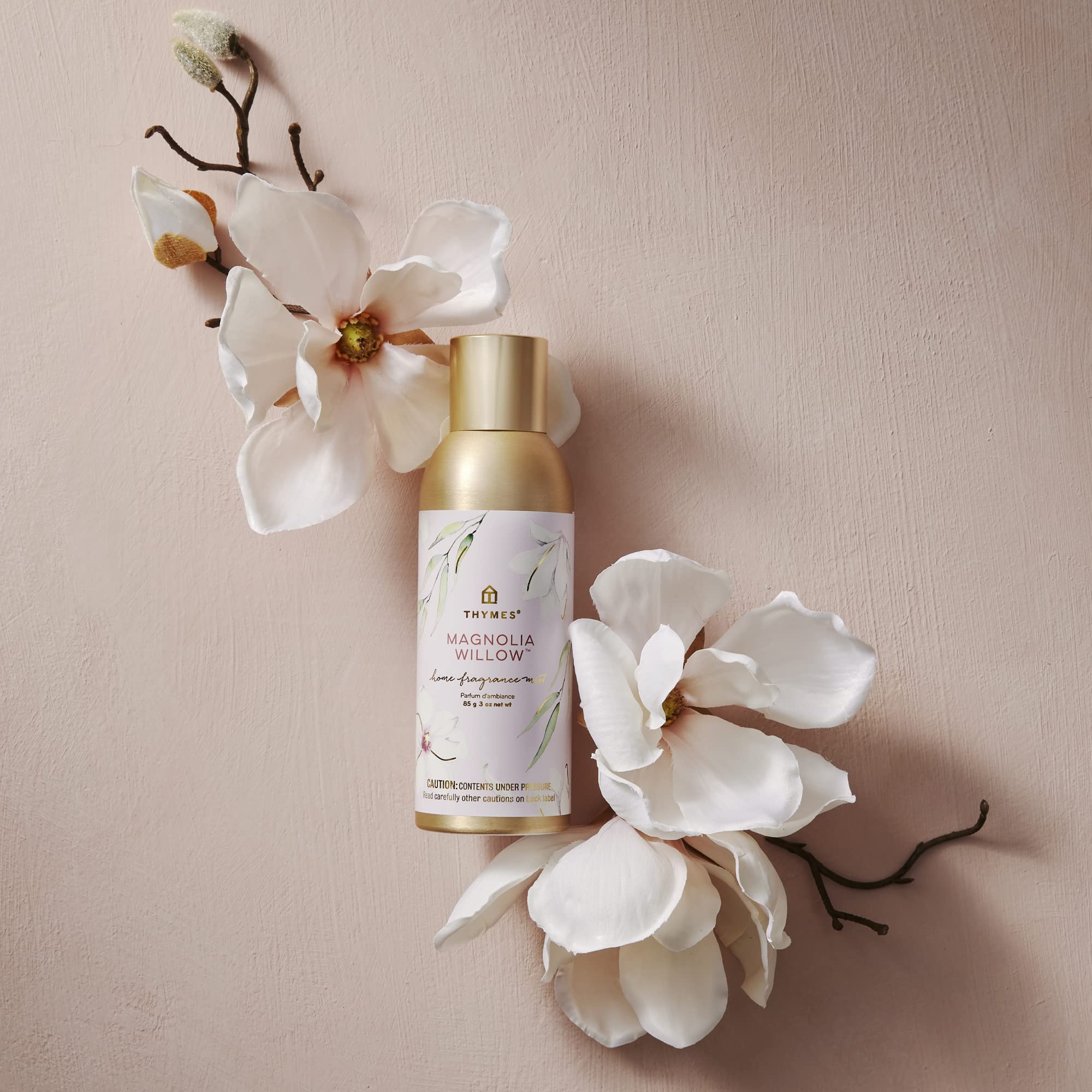 Thymes Magnolia Willow brume ambiante pour maison, parfum durable dans le décor