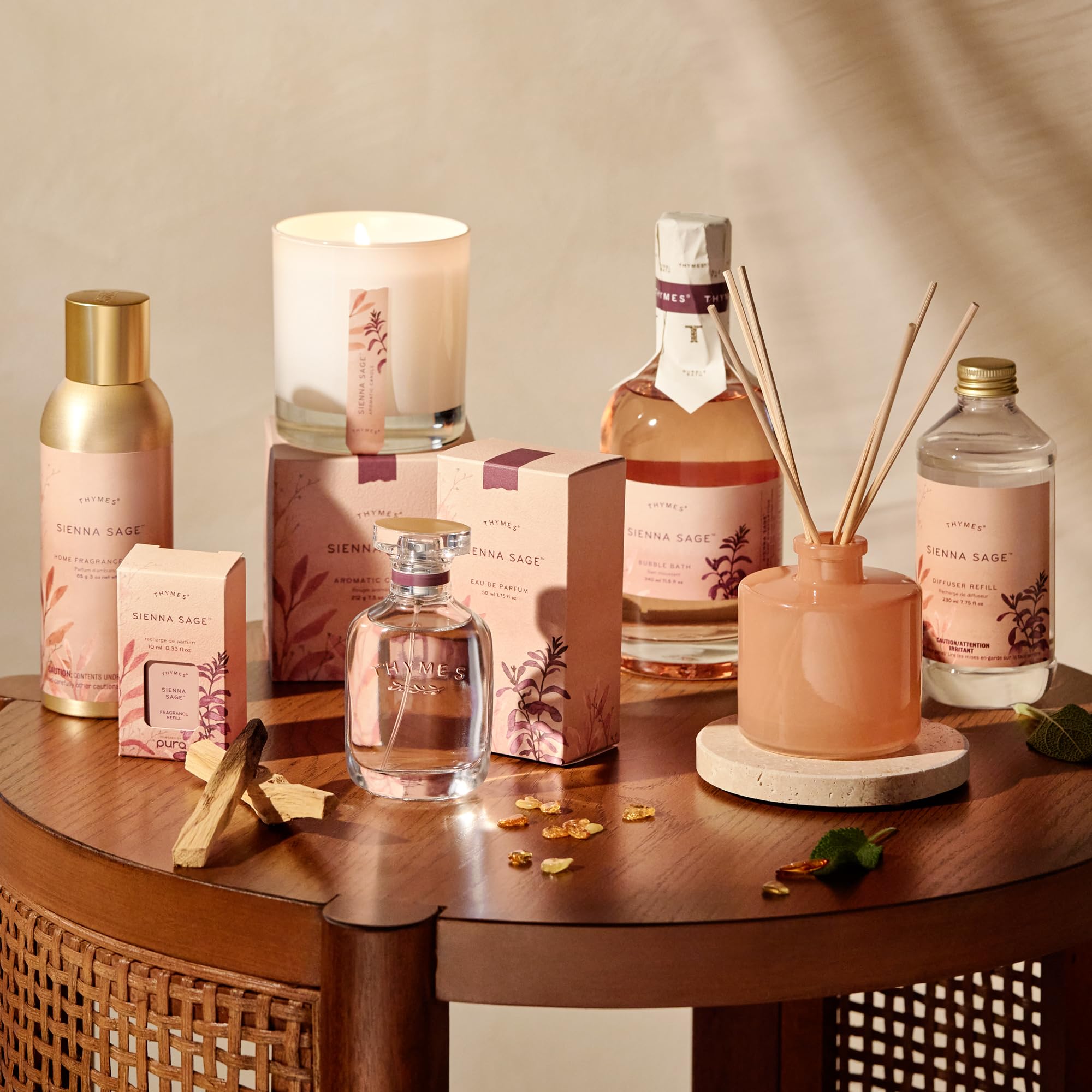 Thymes Sienna Sage ambiance-bien-etre: parfum discret au quotidien.