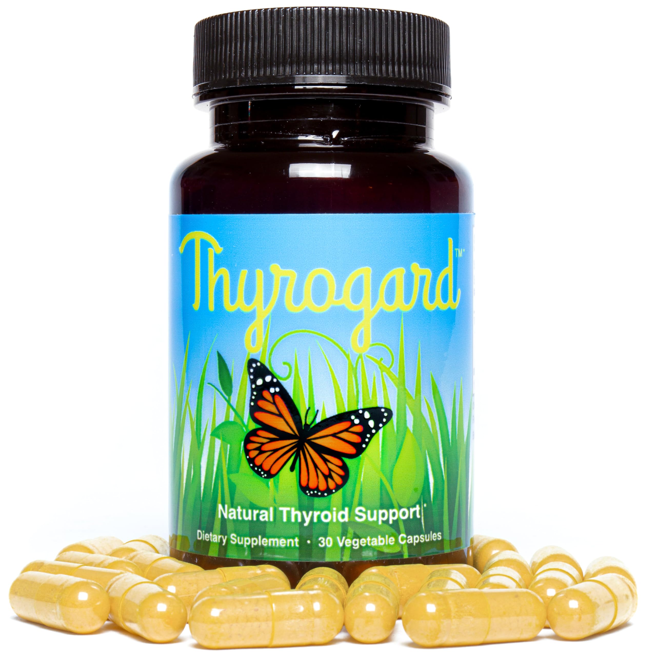 Thyrogard: emballage sans OGM, végan et sans gluten pour plus de clarté.