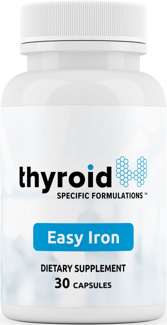 Easy Iron capsule prise quotidienne, douceur pour l'estomac et énergie.