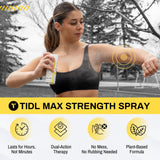 TIDL application-sec-rapide sans frottement, spray facile à utiliser.
