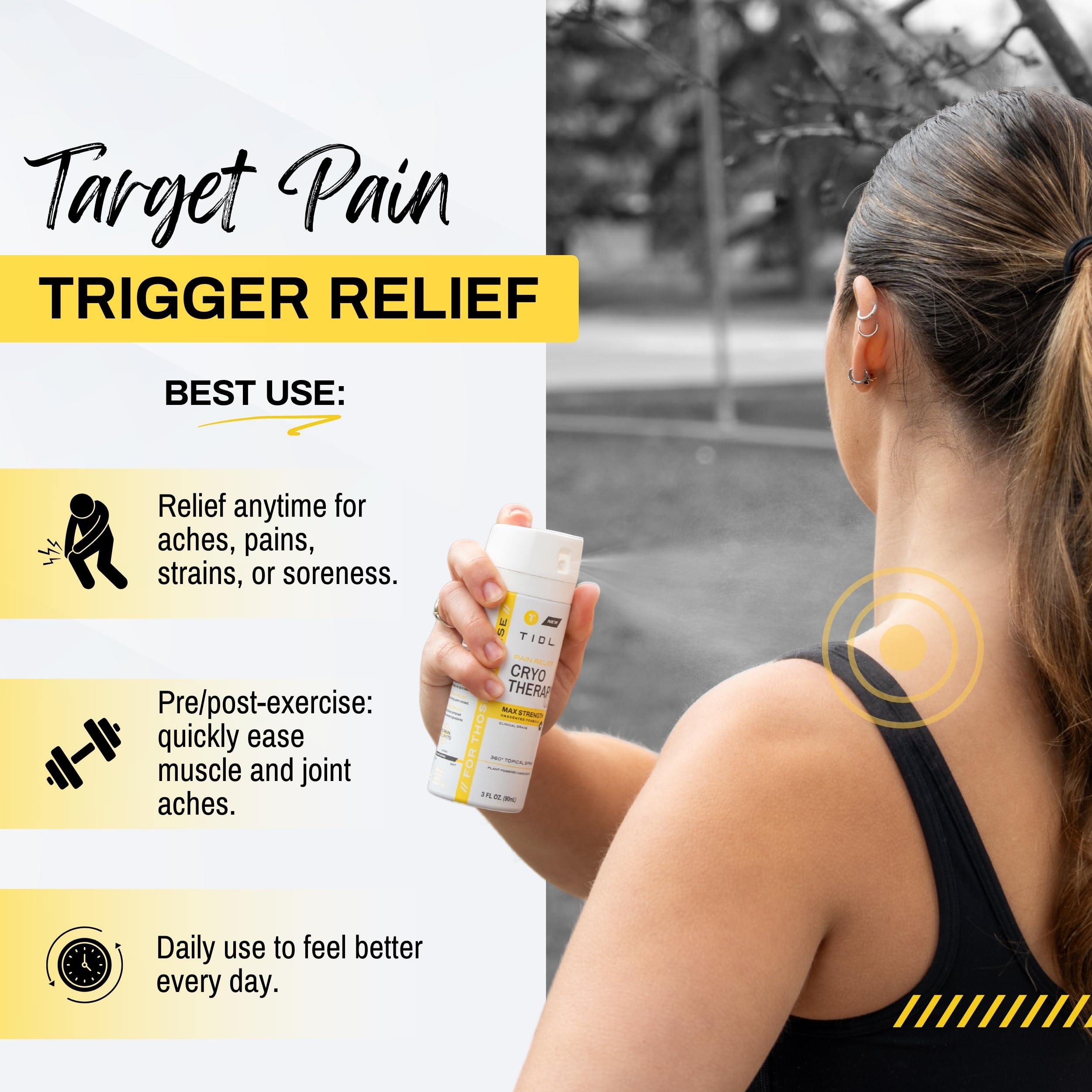 TIDL double-action-douleur-articulation-relief agit sur muscles et articulations.