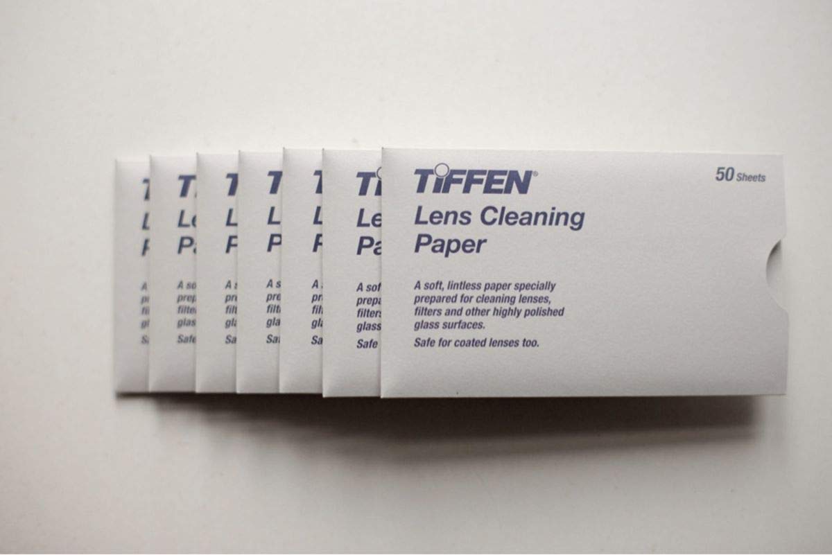 Tiffen papier-nettoyage-lentilles-rapide-efficace: entretien rapide des lentilles.