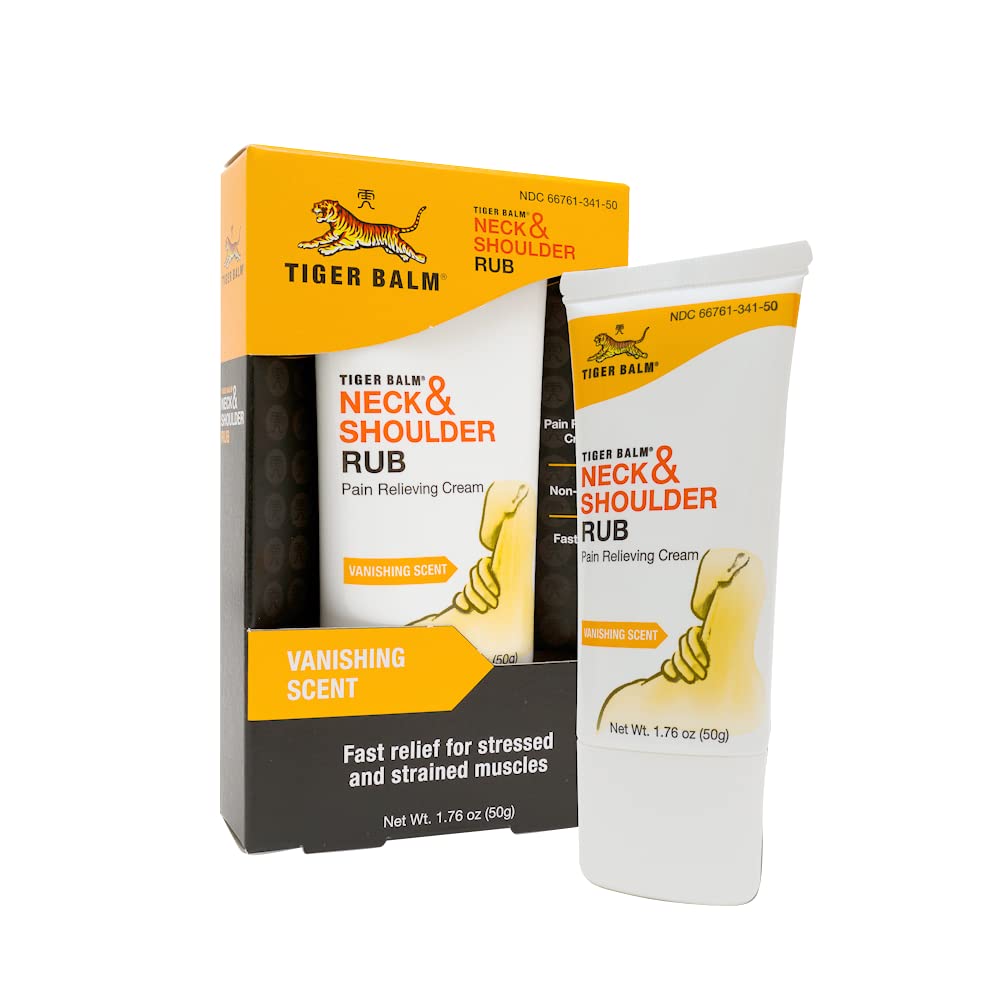 Tiger Balm tube d’application pour le cou et les épaules, soulagement ciblé.