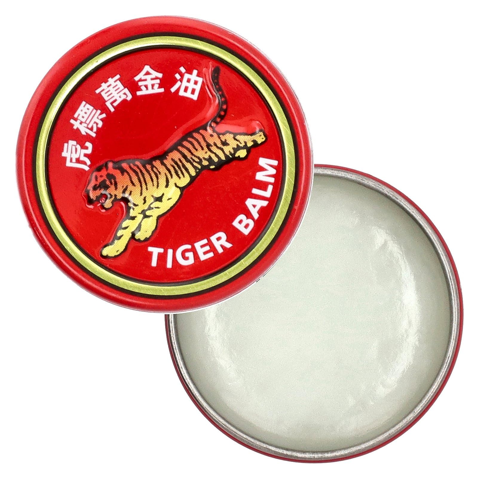 Tiger Balm Pommade: flacon compact pour les déplacements sportifs et les soins rapides.