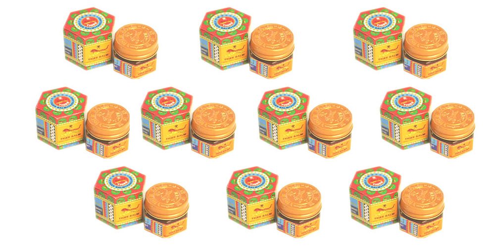Pommade Tiger Balm Rouge 21ml prête à apaiser les muscles et les articulations.