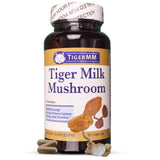 Bouteille TIGERMM champignon lait-tigre avec étiquette et dosage pratique.