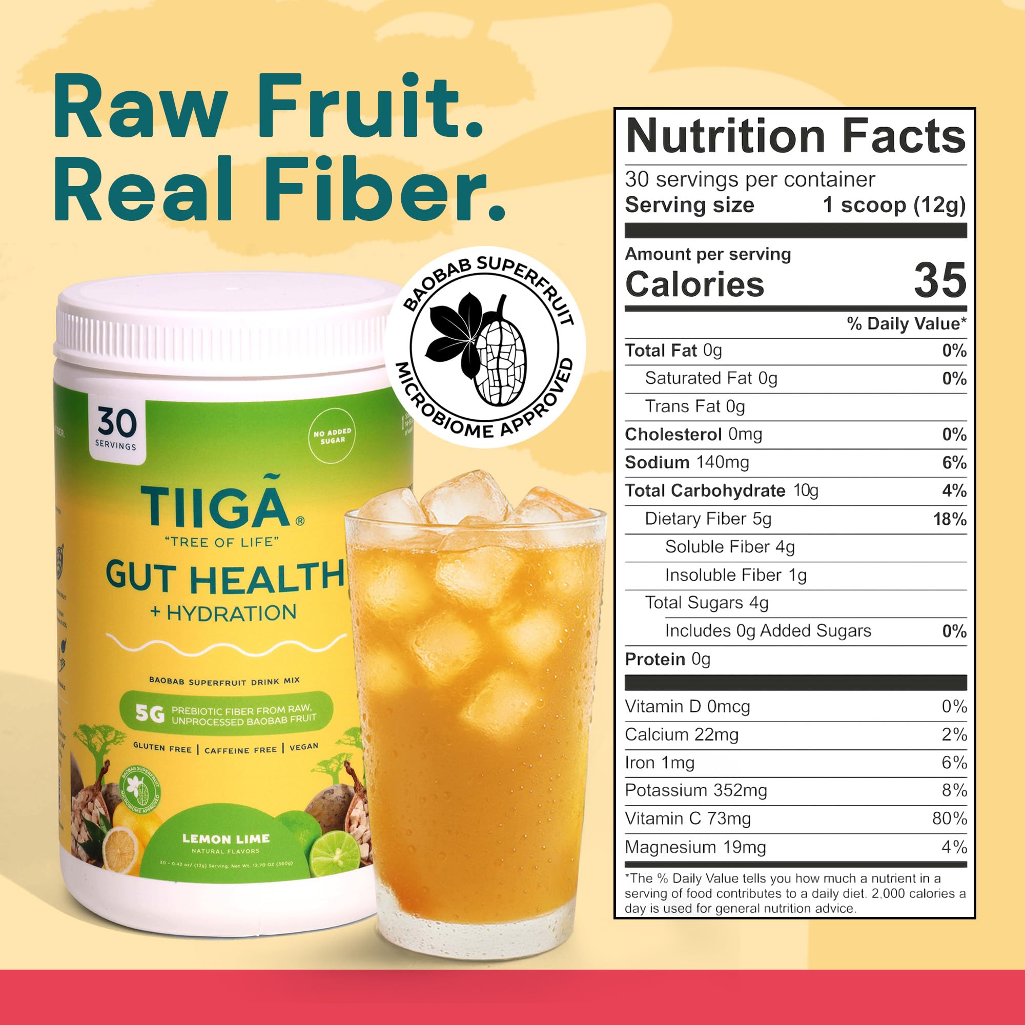 Tiiga préparation citron-lime: préparer une boisson rafraîchissante.