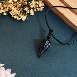 TIKCAUZ pendentif obsidienne noire Reiki, prêt à porter au quotidien.