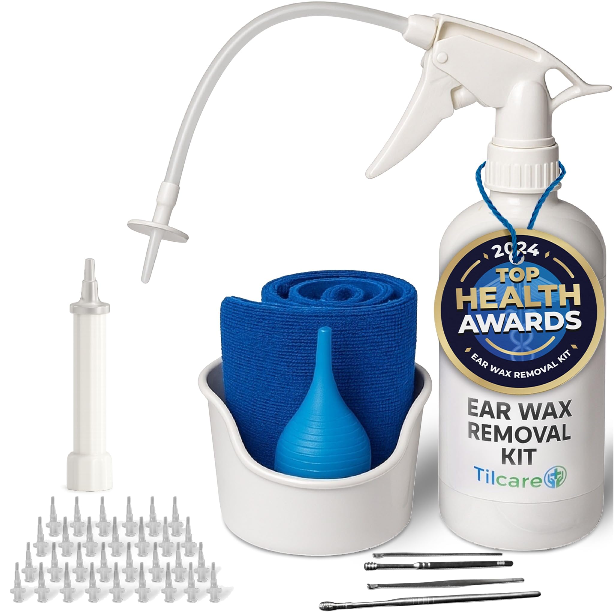 Tilcare kit nettoyage oreille: ensemble complet pour lavage à domicile en sécurité