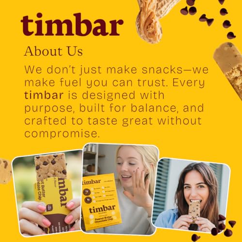 Timbar barre protéinée végétale, ingrédients simples et goût équilibré.