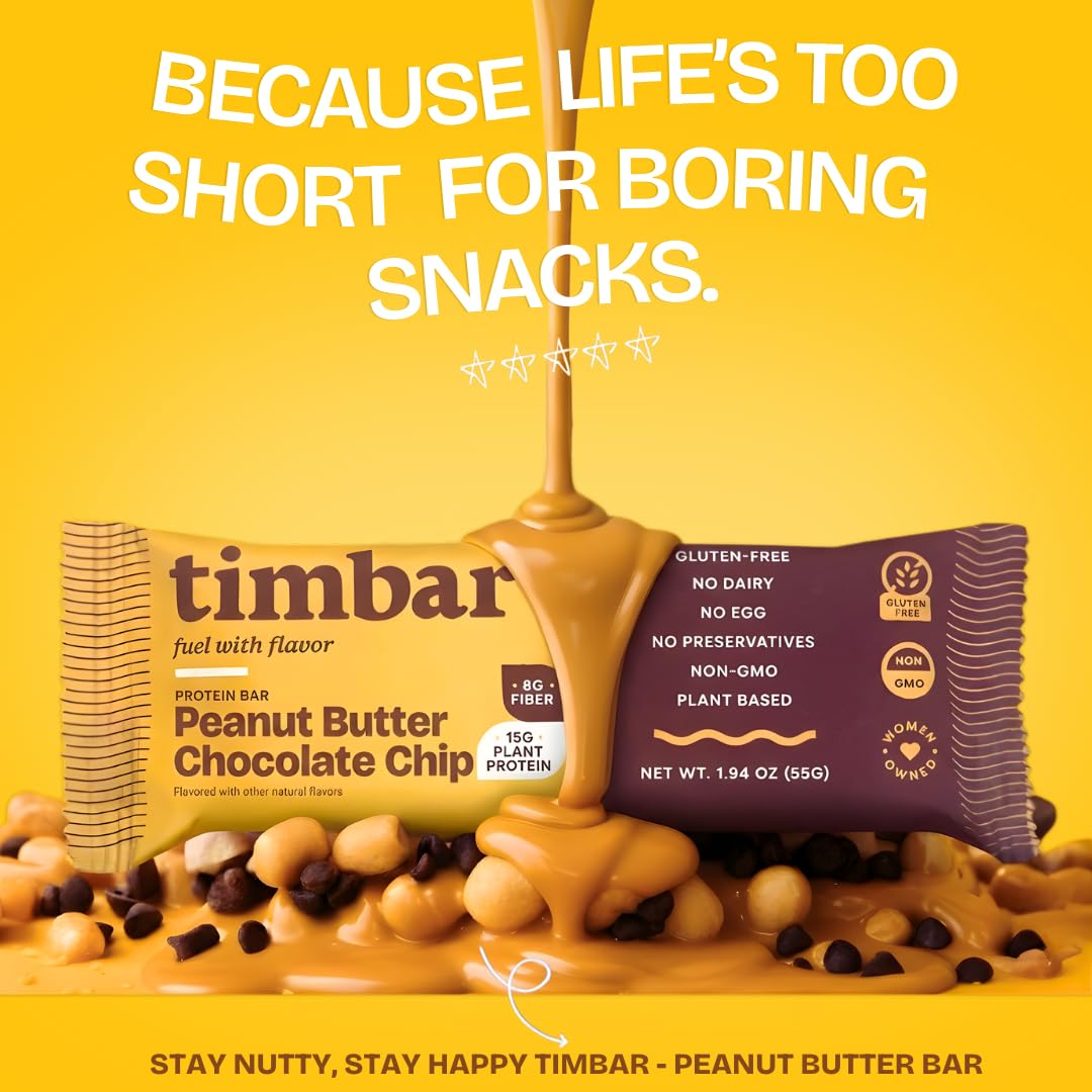 Timbar barre protéinée végétale post-entraînement, récupération rapide et satisfaisante.
