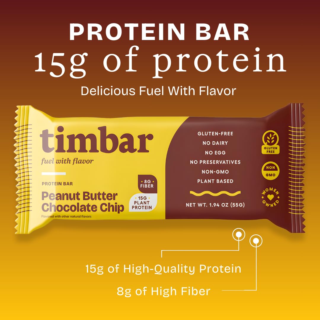 Timbar barre sans gluten et sans lactose, ingrédients simples et fiables.