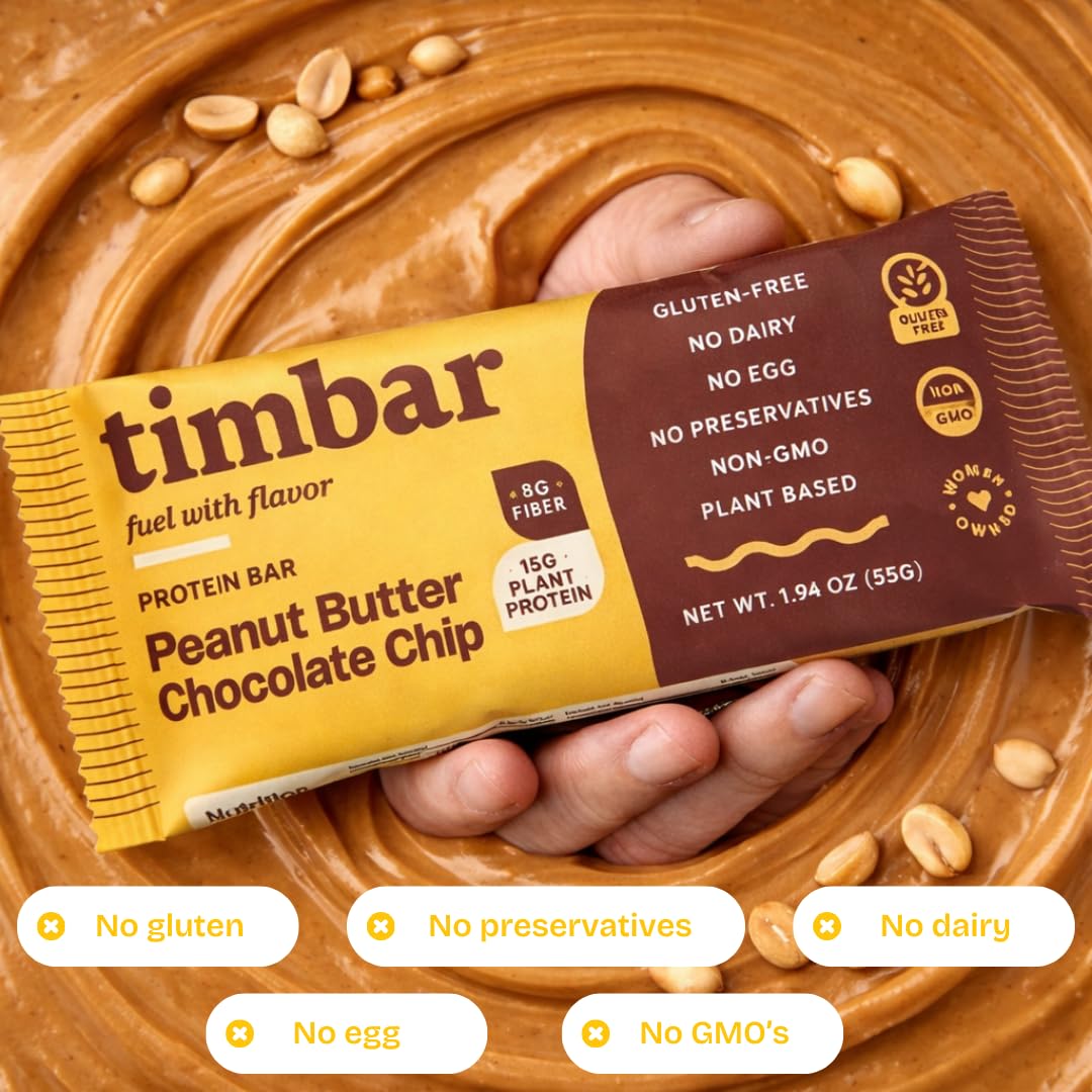 Timbar barre sans OGM, ingrédients simples et traçabilité.
