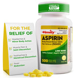 TIME-CAP LABS – Boîte aspirine 81 mg enterique, soulagement temporaire des douleurs quotidiennes.